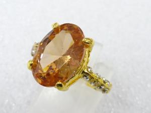 色石　指輪(14号)